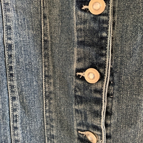 Denim/jean jacket customized size medium - Picture 6 of 6